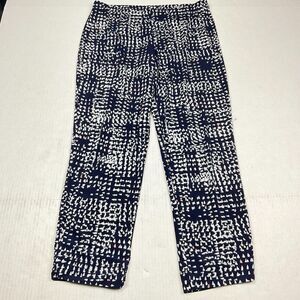Clara Sun Woo Cropped Leggings Printed Pull On Stretchy Casual Slim Fit Size XL